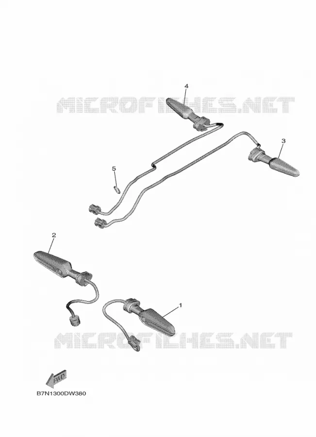 CLIGNOTANT Yamaha MOTO 900 2021 MT  MTN890
