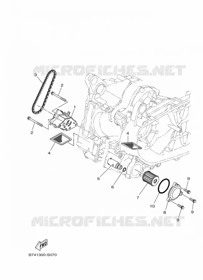 POMPE A HUILE Yamaha SCOOTER 300 2020 XMAX  CZD300-A