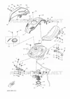 RESERVOIR A ESSENCE pour Yamaha YZF-R 125 de 2020