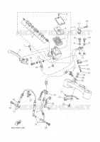 MAITRE CYLINDRE DE FREIN AVANT pour Yamaha TRACER 700 A2 35kW de 2020