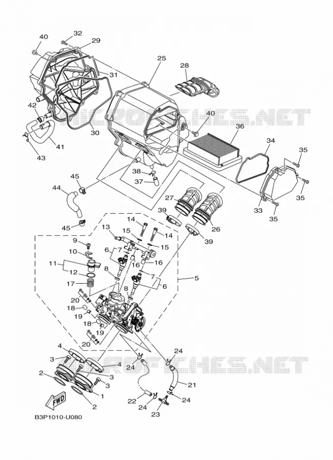 ADMISSION Yamaha MOTO 250 2020 R25  YZF250-A