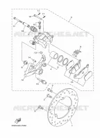 ETRIER DE FREIN ARRIERE pour Yamaha MT-03 de 2020