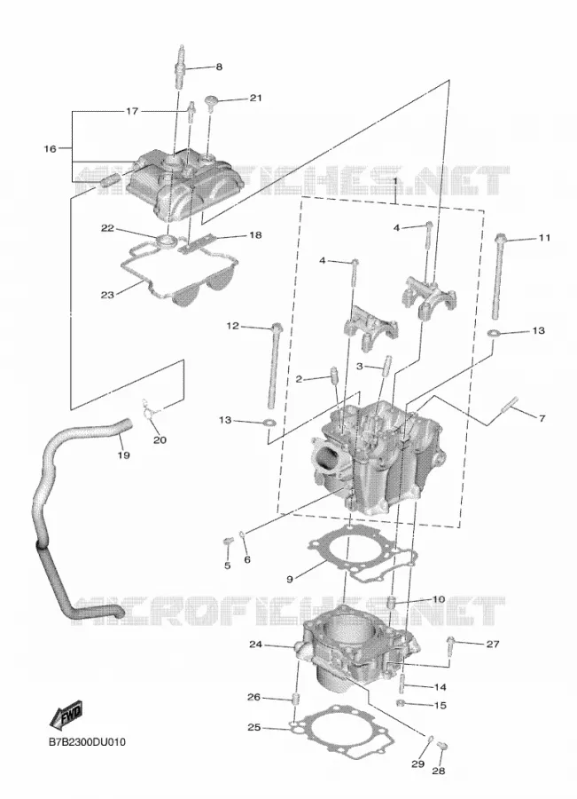 CYLINDRE Yamaha MOTO 250 2020 YZF  YZ250F