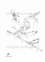 BRAS OSCILLANT / AMORTISSEUR pour Yamaha YZF-R3 de 2020