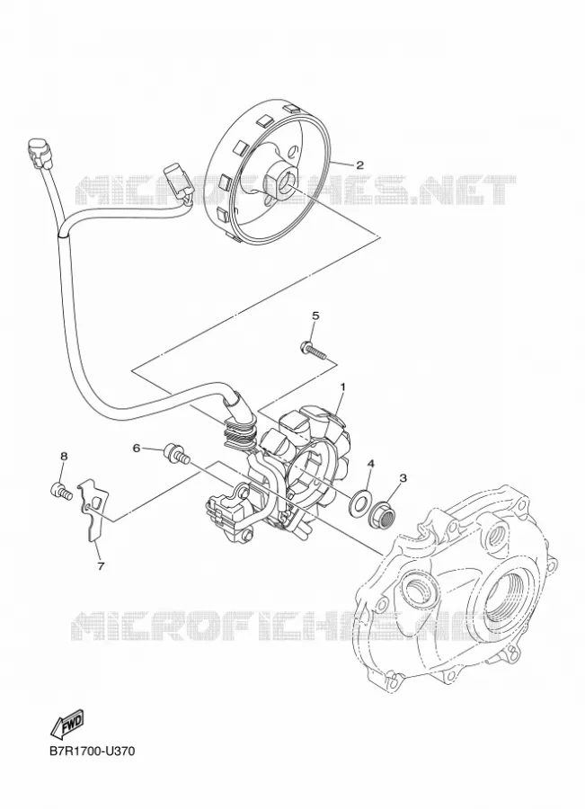 ALLUMAGE Yamaha MOTO 450 2020 WRF  WR450F