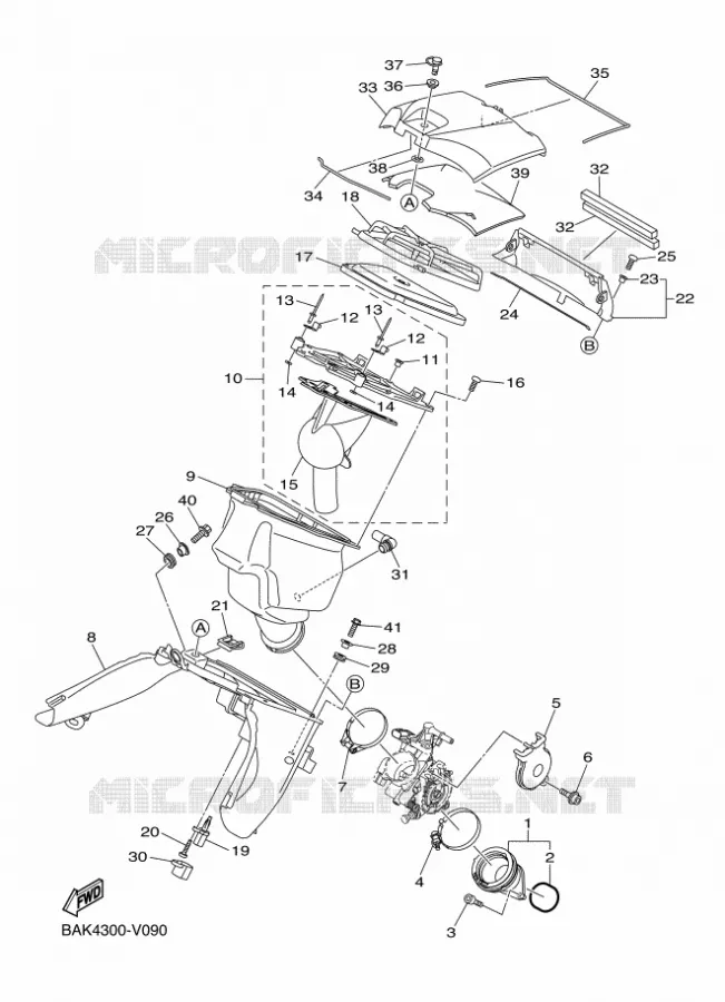 ADMISSION Yamaha MOTO 250 2020 WRF  WR250F