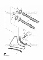 ARBRE A CAMES / CHAINE DE DISTRIBUTION pour Yamaha NIKEN de 2020