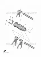 BARILLET DE SELECTION / FOURCHETTES pour Yamaha NIKEN de 2020