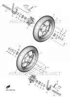 ROUE AVANT pour Yamaha NIKEN de 2020