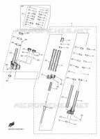 FOURCHE 1 pour Yamaha NIKEN de 2020