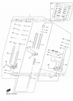FOURCHE 2 pour Yamaha NIKEN de 2020