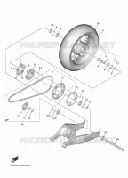 ROUE ARRIERE pour Yamaha NIKEN de 2020