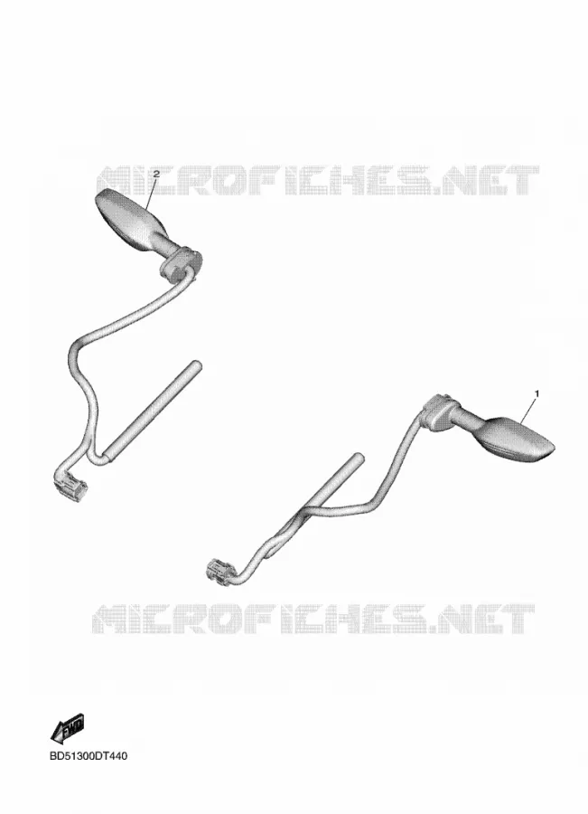 CLIGNOTANT Yamaha MOTO 900 2020 NIKEN  MXT850