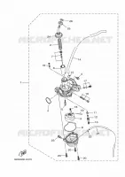 CARBURATEUR pour Yamaha CRUX REV 110 de 2020