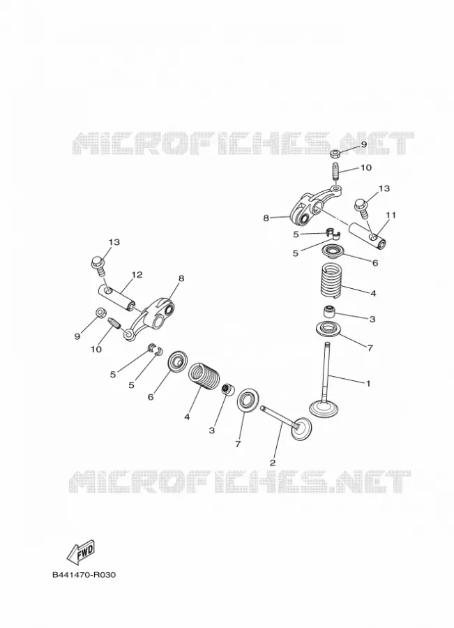 SOUPAPE Yamaha MOTO 110 2020 CRUX  YD110D-4