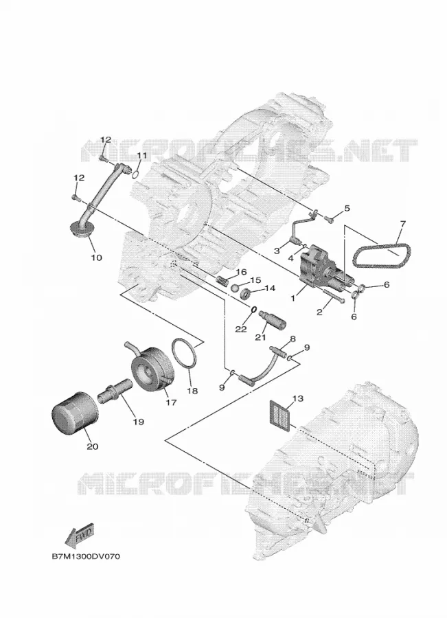 POMPE A HUILE Yamaha SCOOTER 560 2020 TMAX  XP560D-A