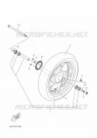 ROUE AVANT pour Yamaha XMAX 125 ABS de 2020