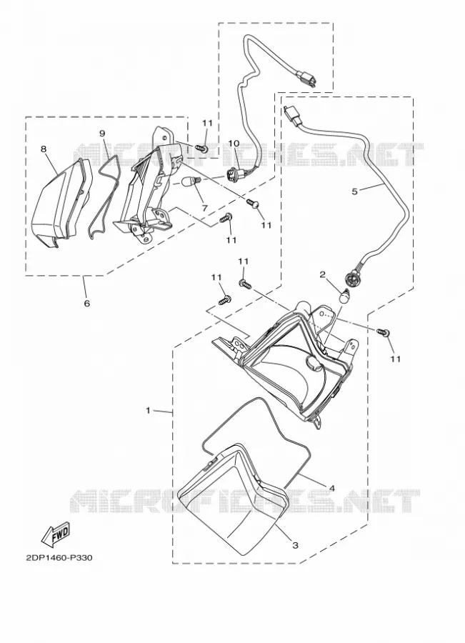 CLIGNOTANT 1 Yamaha SCOOTER 125 2020 NMAX  GPD125-A