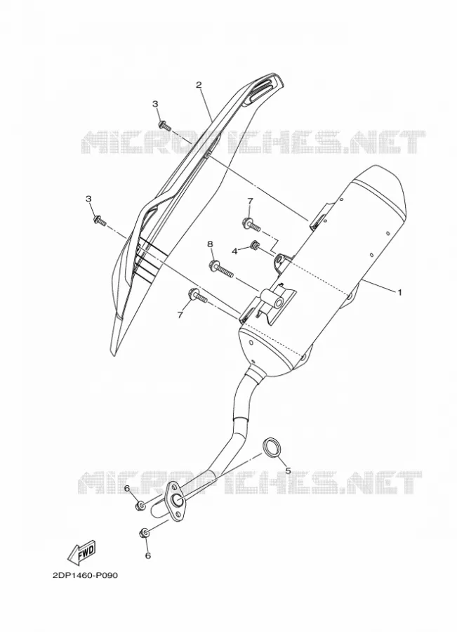 ECHAPPEMENT Yamaha SCOOTER 125 2020 NMAX  GPD125-A