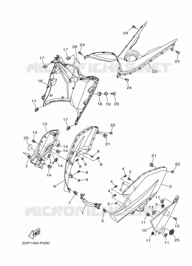PROTEGE JAMBES Yamaha SCOOTER 155 2020 NMAX  GPD150-A