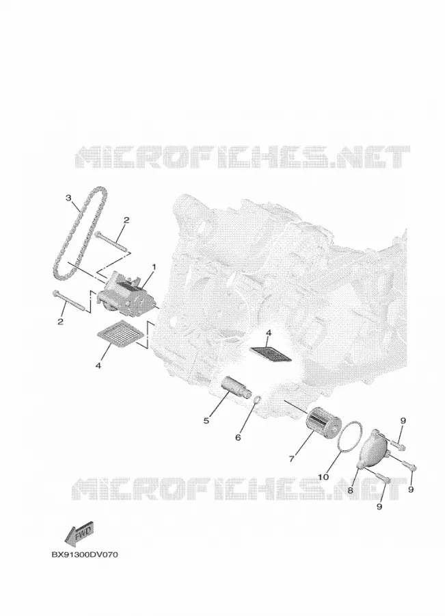 POMPE A HUILE Yamaha SCOOTER 300 2020 TRICITY  MWD300