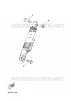 AMORTISSEUR ARRIERE pour Yamaha BOOSTER 13