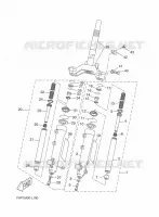 FOURCHE pour Yamaha BOOSTER 13