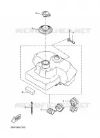 RESERVOIR D'HUILE pour Yamaha BOOSTER 13