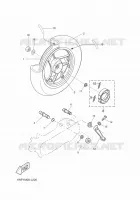 ROUE ARRIERE pour Yamaha BOOSTER 13