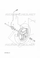 ROUE AVANT pour Yamaha BOOSTER 13