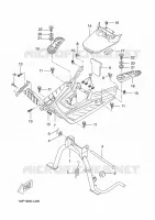 SUPPORT / REPOSE PIEDS pour Yamaha BOOSTER 13