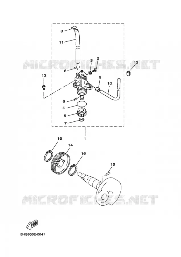 POMPE A HUILE Yamaha SCOOTER 50 2012 BOOSTER (MBK)  CW50LN