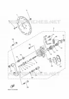 ETRIER DE FREIN ARRIERE 2 pour Yamaha YXZ1000R de 2020