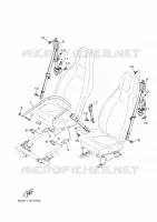 SELLE 2 pour Yamaha YXZ1000R de 2020