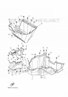 SUPPORT / REPOSE PIEDS pour Yamaha YXZ1000R de 2020