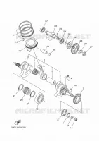 VILEBREQUIN / PISTON pour Yamaha KODIAK 700 EPS de 2020