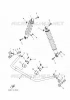 AMORTISSEUR ARRIERE pour Yamaha KODIAK 700 EPS SE de 2020