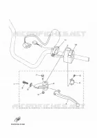 COMMODO / LEVIER pour Yamaha KODIAK 700 EPS SE de 2020