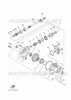 DIFFERENTIEL AVANT pour Yamaha KODIAK 700 EPS SE de 2020