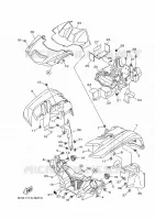 GARDE BOUE AVANT pour Yamaha KODIAK 700 EPS SE de 2020