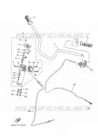 GUIDON ET CABLES pour Yamaha KODIAK 700 EPS SE de 2020