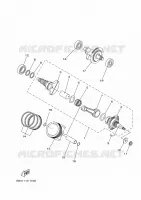 VILEBREQUIN / PISTON pour Yamaha KODIAK 450 EPS DIFF LOCK de 2020