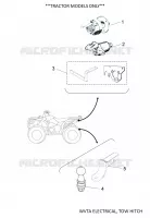 WVTA ELECTRIQUE / ATTELAGE pour Yamaha KODIAK 450 EPS DIFF LOCK de 2020