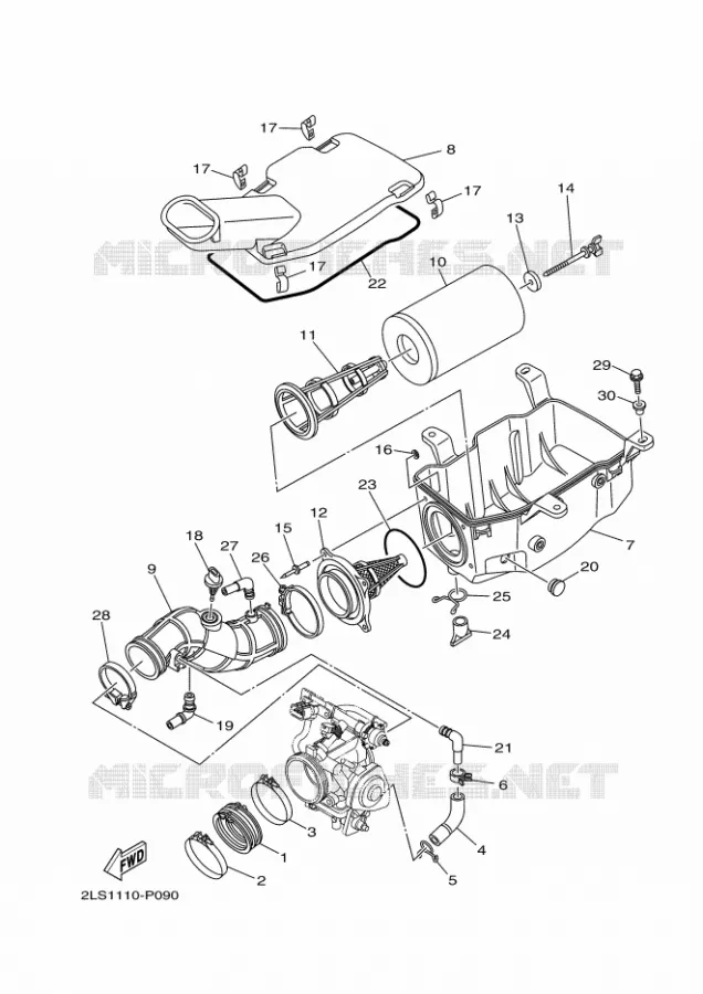 ADMISSION Yamaha QUAD 700 2020 RAPTOR  YFM700R