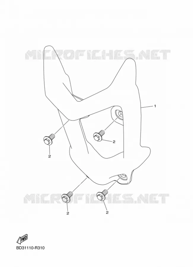 PARE CHOCS Yamaha QUAD 90 2020 RAPTOR  YFM90R