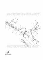 ARBRE A CAMES / CHAINE DE DISTRIBUTION pour Yamaha YBR 125 de 2021