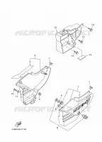 COUVERCLE LATERAL pour Yamaha YBR 125 de 2021