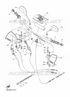 GUIDON ET CABLES pour Yamaha YBR 125 de 2021