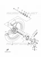 ROUE AVANT pour Yamaha YBR 125 de 2021