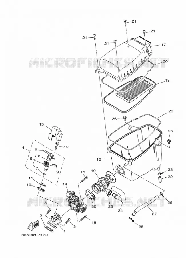 ADMISSION Yamaha MOTO 125 2021 R125  YZF125-A